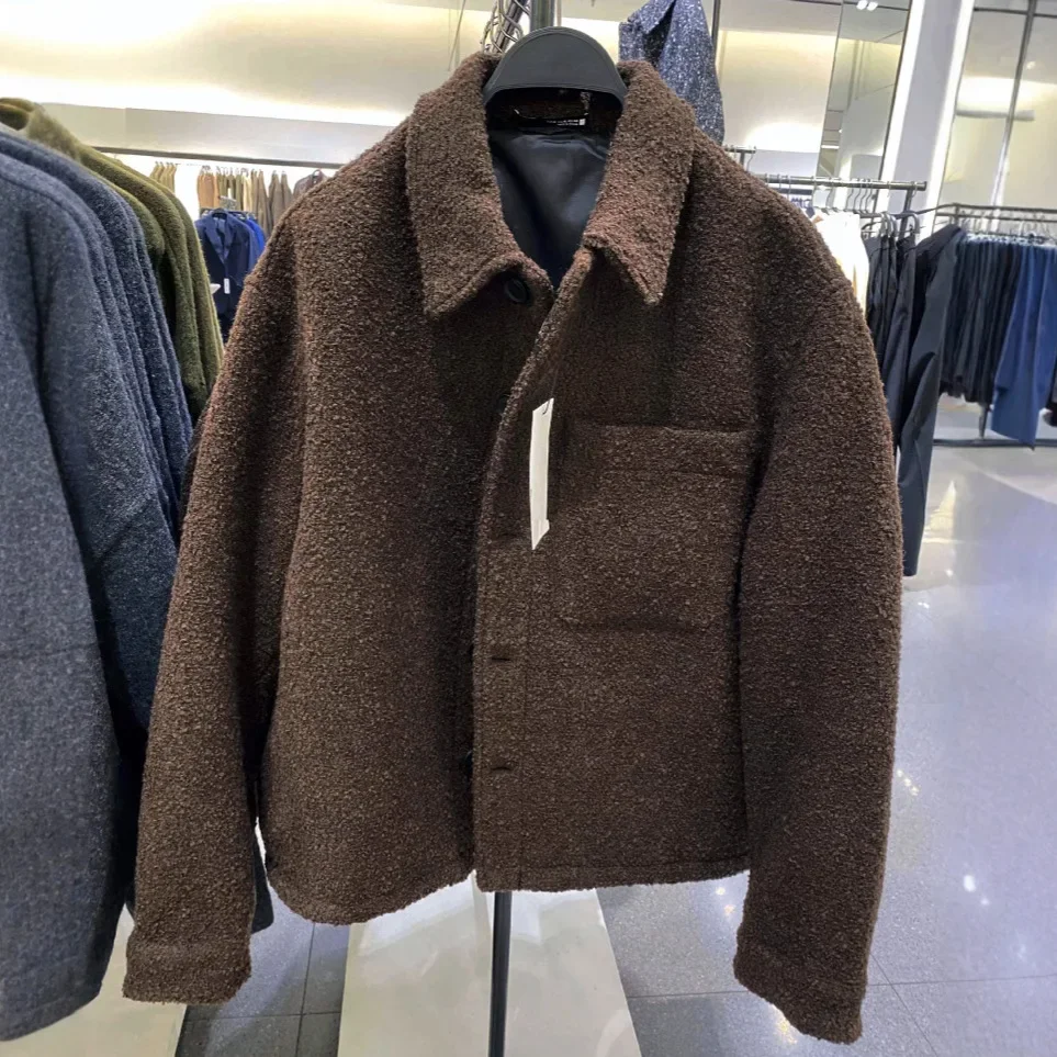 European and American mens fashion bouclé texture grainy jacket woolen coat korean fashion 모터사이클 재킷 men clothing
European and American mens fashion bouclé texture grainy jacket woolen coat korean fashion 모터사이클 재킷 men clothing