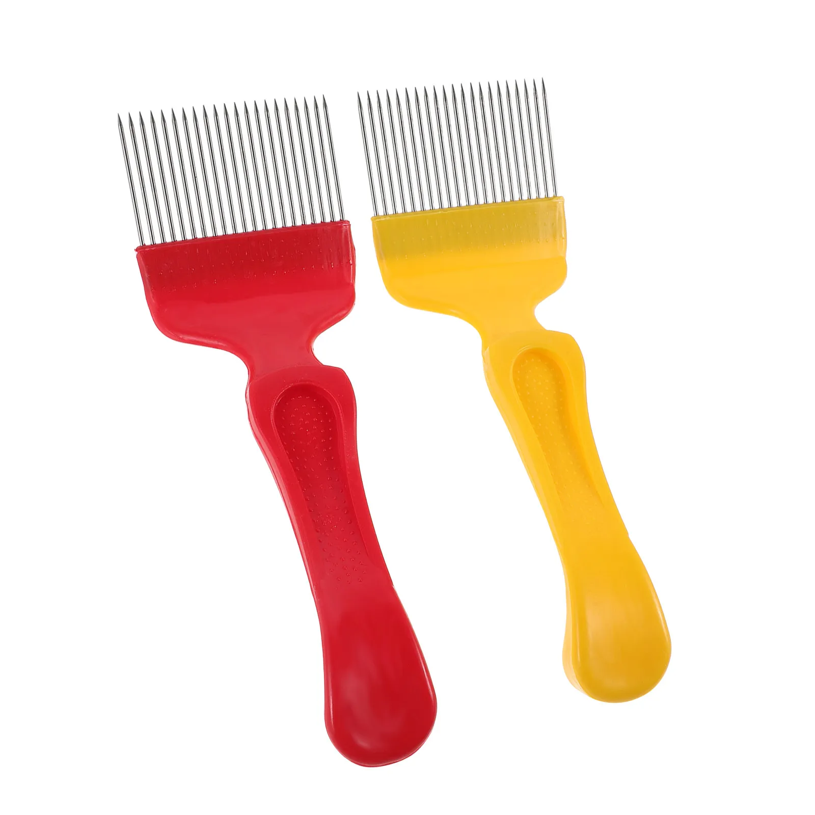 2Pcs Bee Keeping Uncapping Fork Stainless Steel Honey Frame Uncapping Tool Manual Honeycomb Scratching Fork Bee Extractor
2Pcs Bee Keeping Uncapping Fork Stainless Steel Honey Frame Uncapping Tool Manual Honeycomb Scratching Fork Bee Extractor