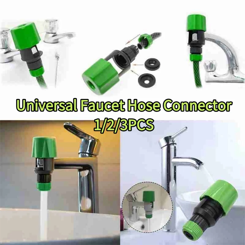 Universal Faucet To Hose Connector Quick Coupling For Kitchen Basin Bathroom Garden Water Pipe Coupling Joiner Hose Adapter
Universal Faucet To Hose Connector Quick Coupling For Kitchen Basin Bathroom Garden Water Pipe Coupling Joiner Hose Adapter