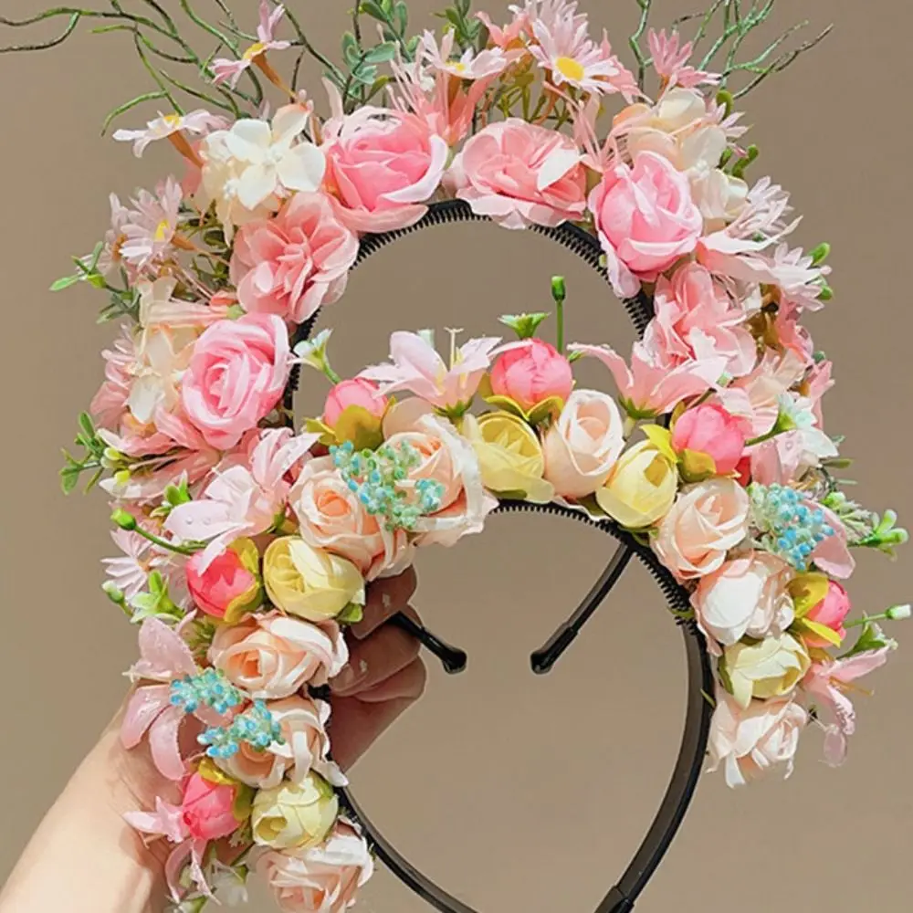 Cloth Quanzhou Head-pinned Flower Headdress Garland Simulation Flower Hair Band Hair Hoop Hair Accessories
Cloth Quanzhou Head-pinned Flower Headdress Garland Simulation Flower Hair Band Hair Hoop Hair Accessories