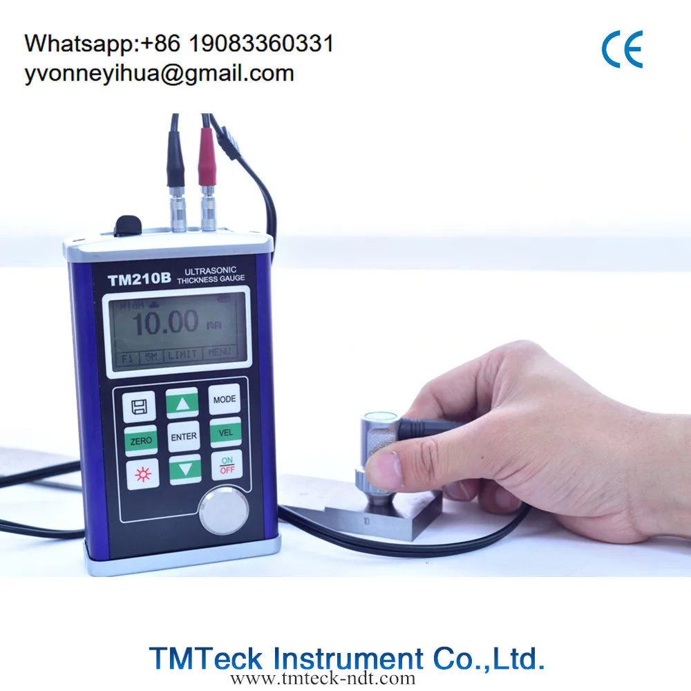 Ultrasonic Thickness Gauge TM210B Two-Point Calibration Function
Ultrasonic Thickness Gauge TM210B Two-Point Calibration Function