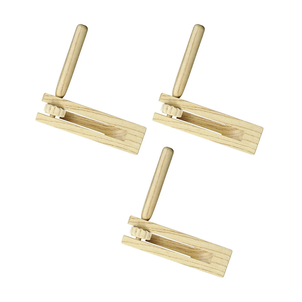 3pcs Wooden Castanets Toys Compact Size Safe Educational Hand Percussion Instruments for Kids Musical Sense Gifts
3pcs Wooden Castanets Toys Compact Size Safe Educational Hand Percussion Instruments for Kids Musical Sense Gifts