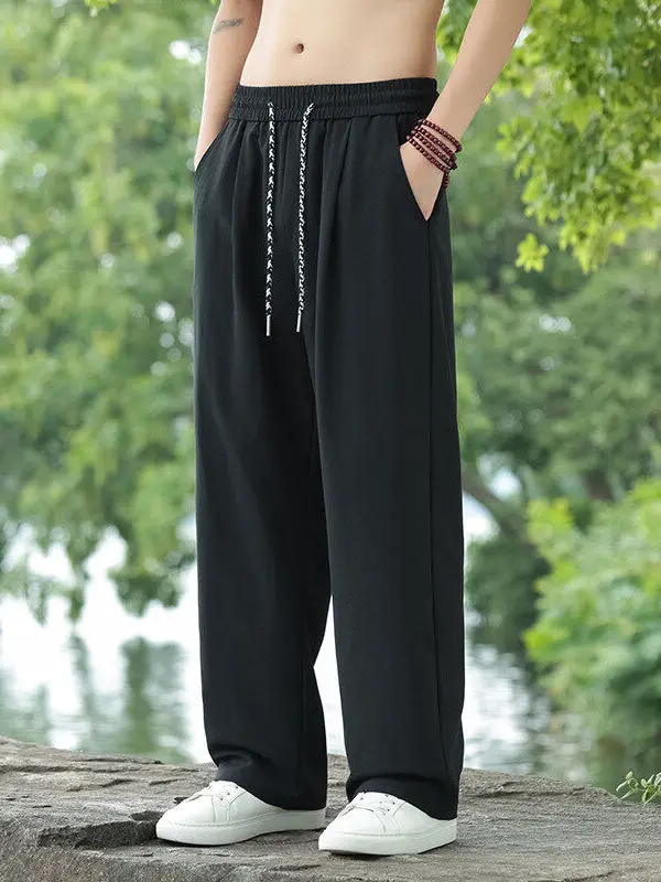 Повседневные мужские брюки из хлопка и льна, летние, высококачественные, тонкие, дышащие, широкие, прямого кроя, удобные, для отдыха
Повседневные мужские брюки из хлопка и льна, летние, высококачественные, тонкие, дышащие, широкие, прямого кроя, удобные, для отдыха