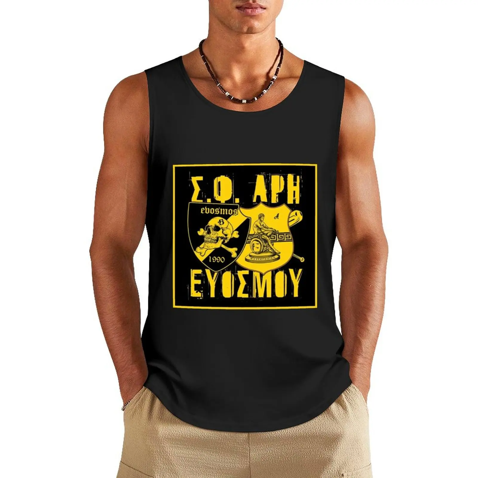 Aris Super-3 Evosmos Tank Top Vest Men's sports t-shirt Men's summer clothes sleeveless
Aris Super-3 Evosmos Tank Top Vest Men's sports t-shirt Men's summer clothes sleeveless
