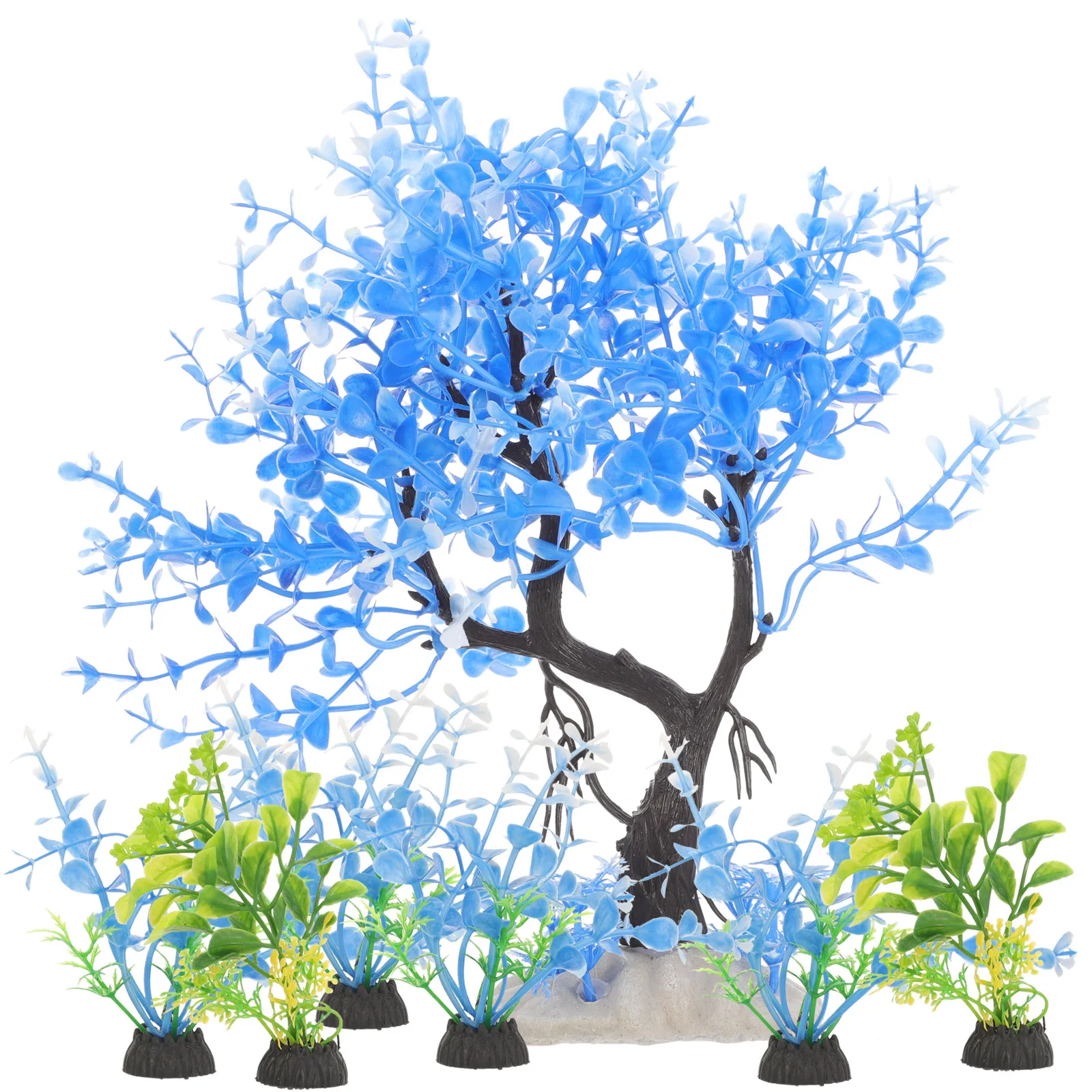 7pcs Fake Aquatic Plants Realistic Aquarium Decorations Tank Accessories Coral Ornaments For Freshwater Turtle Betta Fish
7pcs Fake Aquatic Plants Realistic Aquarium Decorations Tank Accessories Coral Ornaments For Freshwater Turtle Betta Fish