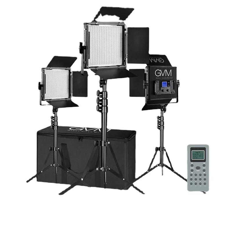 GVM 520S Led Video Light Kit W Memory Button Function CRI 97 Photography Lighting For Studio Portrait /Video Shooting Interview
GVM 520S Led Video Light Kit W Memory Button Function CRI 97 Photography Lighting For Studio Portrait /Video Shooting Interview