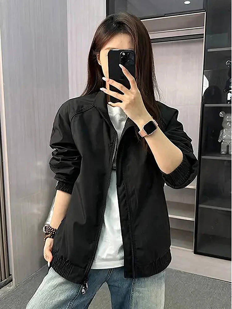 Bla American Sle ort Pilot Jaet Men's High-End Feeling Cool Cleanfit Outerwear Stand Collar Workwear Baseball orm
Bla American Sle ort Pilot Jaet Men's High-End Feeling Cool Cleanfit Outerwear Stand Collar Workwear Baseball orm