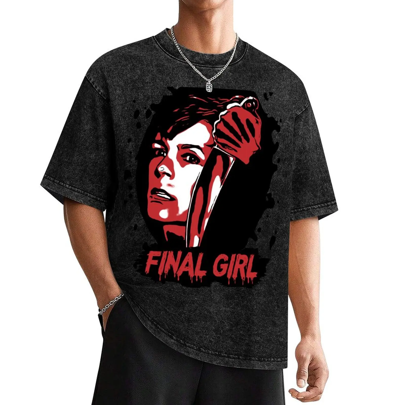 Horror Final Girls - Laurie T-Shirt sports fans anime tshirt cute clothes plain men workout shirt
Horror Final Girls - Laurie T-Shirt sports fans anime tshirt cute clothes plain men workout shirt