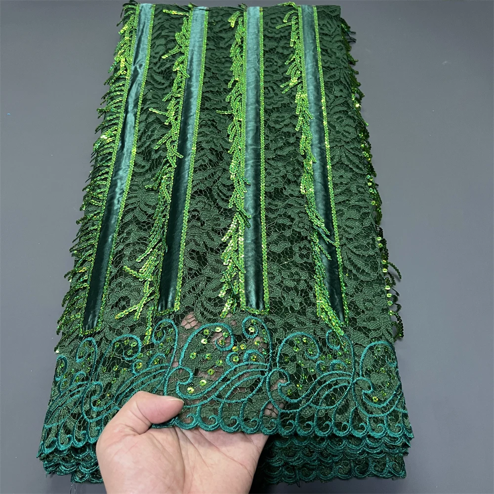 2025 High Quality Africa Nigerian Tulle Lace Fabric Sequins for Wedding Dress Chiffon Party Guipure Sewing 5Yard PS0081
2025 High Quality Africa Nigerian Tulle Lace Fabric Sequins for Wedding Dress Chiffon Party Guipure Sewing 5Yard PS0081