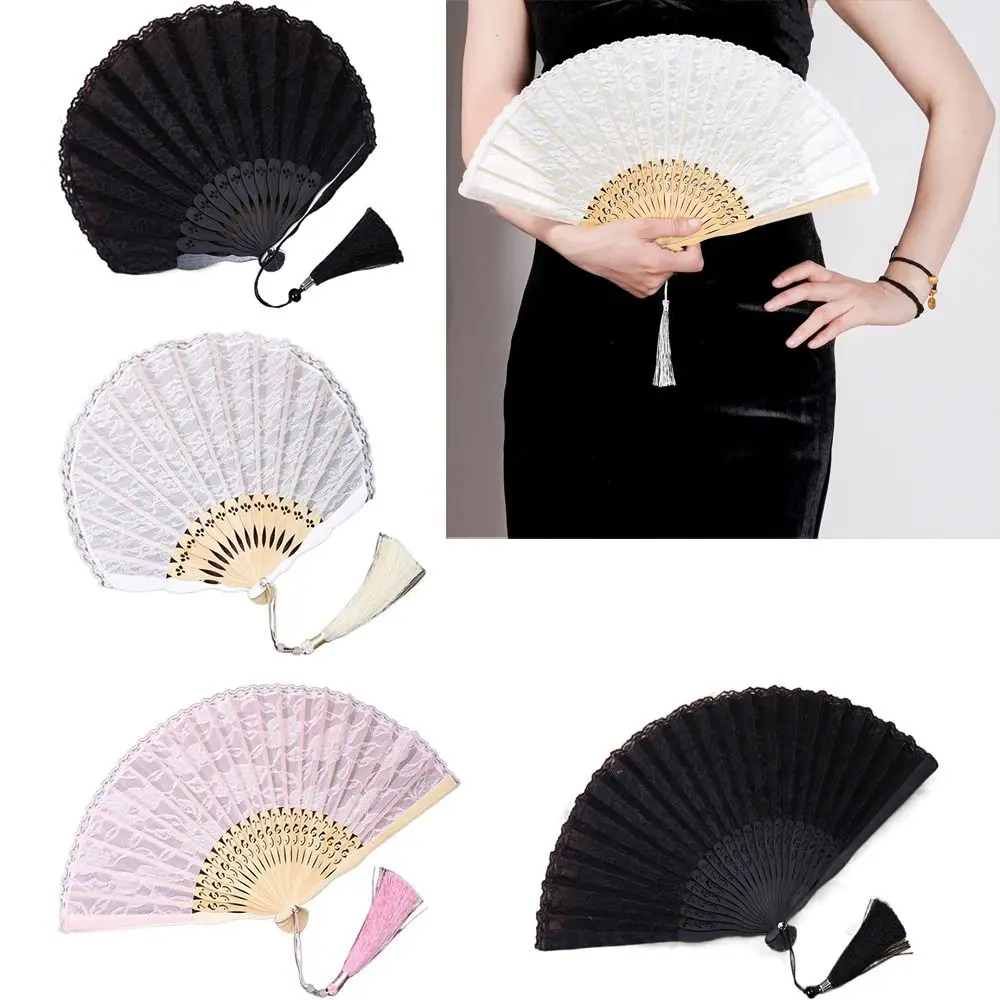 Luxury Portable Folding Fan Fan Flowers Pattern Lightweight Lace Handheld Fans Tassel Pendent Durable Chinese Fan Women
Luxury Portable Folding Fan Fan Flowers Pattern Lightweight Lace Handheld Fans Tassel Pendent Durable Chinese Fan Women