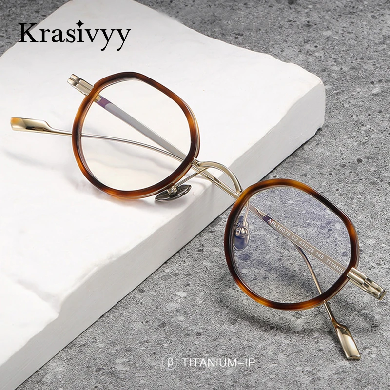 Оправа для очков Krasivyy из чистого титана, мужская, ультралегкая, в стиле ретро, круглая, для оптических линз по рецепту, женские, брендовые, качественные очки 6079
Оправа для очков Krasivyy из чистого титана, мужская, ультралегкая, в стиле ретро, круглая, для оптических линз по рецепту, женские, брендовые, качественные очки 6079