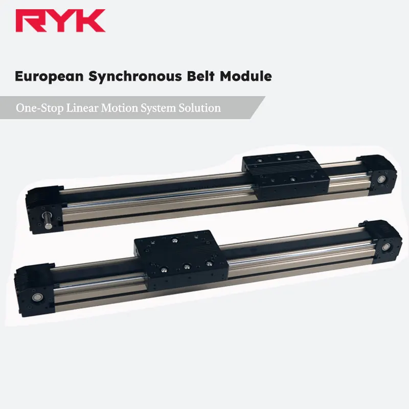 RYK60 High Speed Belt Driven Light Weight Rail Slide Motion Module Cnc Table Rail Module