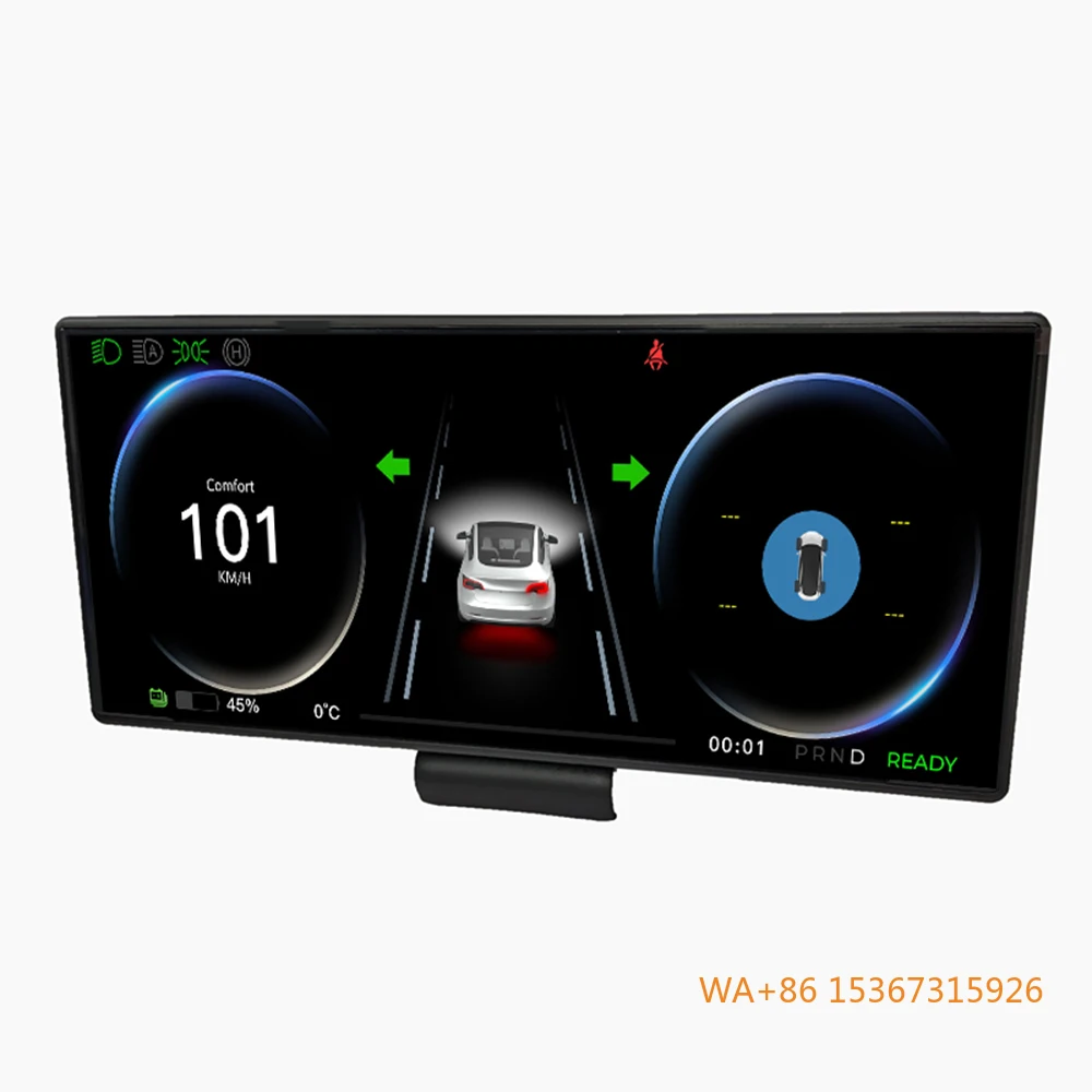 Speed Meter Cockpit 8.9 Inch 1920*720 Digital Cluster for Model 3/Y Car HD Dashboard Instrument Panel
Speed Meter Cockpit 8.9 Inch 1920*720 Digital Cluster for Model 3/Y Car HD Dashboard Instrument Panel