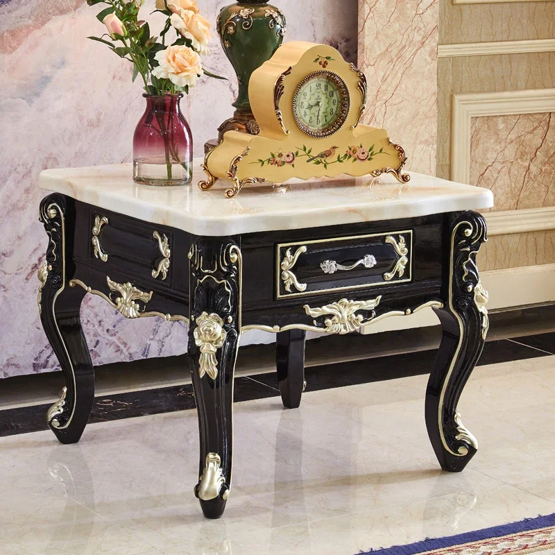 European style with drawer edge, solid wood marble corner, carved square in living room, telephone number
European style with drawer edge, solid wood marble corner, carved square in living room, telephone number