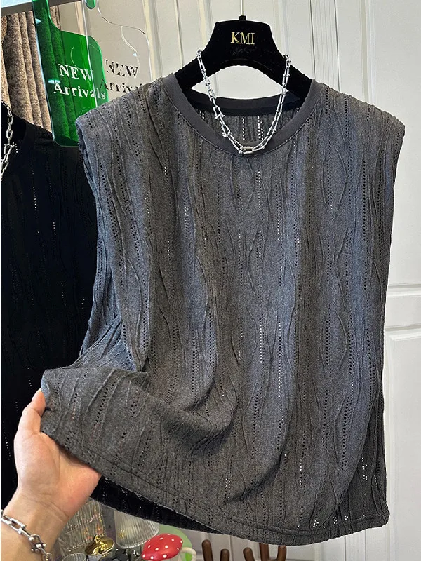 plus Size 300 Pounds round Neck Hollow out Shoulder Padless Sleeveless T-Shirt Women Summer Thin Loose Versatile Vest Casual ...
plus Size 300 Pounds round Neck Hollow out Shoulder Padless Sleeveless T-Shirt Women Summer Thin Loose Versatile Vest Casual ...