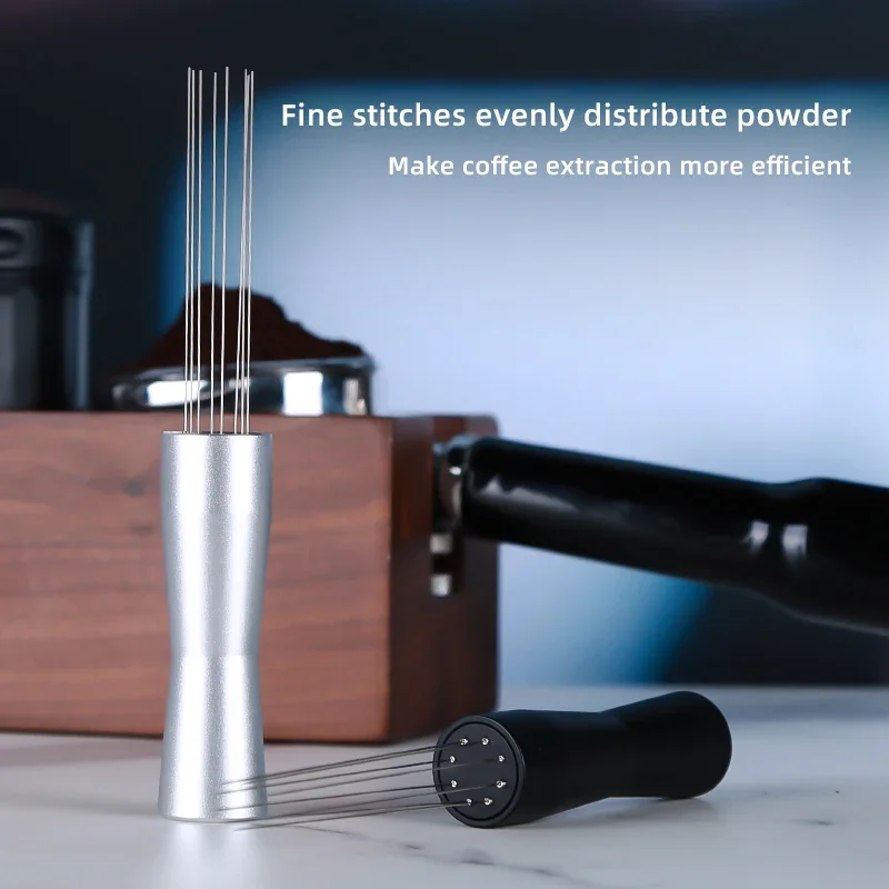 Stainless Steel Professional Powder Distribution Distributor Tool Coffee Accessories Coffee Needle
Stainless Steel Professional Powder Distribution Distributor Tool Coffee Accessories Coffee Needle