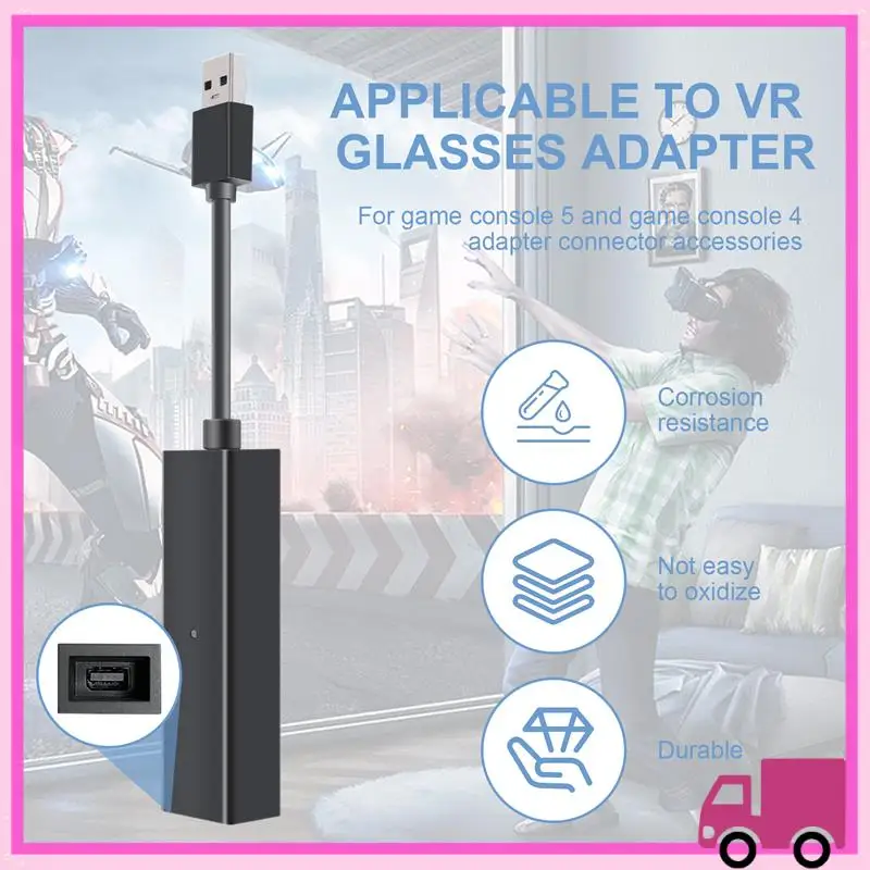 Compact For PS5 VR Adapter Cable Mini Camera Adapter Connector For Playstation 5 PS5 PS4 VR Adapter Connector Accessories
Compact For PS5 VR Adapter Cable Mini Camera Adapter Connector For Playstation 5 PS5 PS4 VR Adapter Connector Accessories