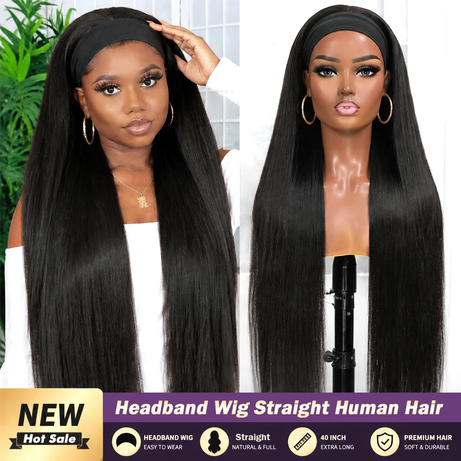 Headband Wigs 200% Density Human Hair Straight Headband Wig for Women Wear and Go Wigs Machine Made Brazilian Human Hair Ready To Wear
Headband Wigs 200% Density Human Hair Straight Headband Wig for Women Wear and Go Wigs Machine Made Brazilian Human Hair Ready To Wear