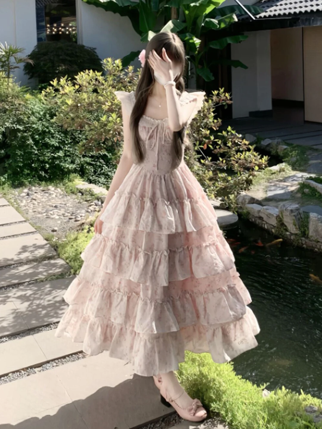 Unique Beautiful Puffy Princess Dress Gentle Style Belted Summer Cotton Short Sleeve High Waist A-Line Skirt for Women Girls
Unique Beautiful Puffy Princess Dress Gentle Style Belted Summer Cotton Short Sleeve High Waist A-Line Skirt for Women Girls