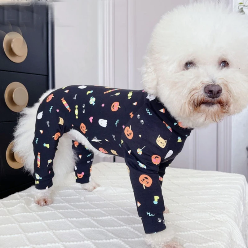 Pure Cotton Thin Puppy Clothing Trendy Print Home Wear Four Feets Hoodi Jumpsuits For Small Medium Dog Schnauzer Pet Dog Clothes
Pure Cotton Thin Puppy Clothing Trendy Print Home Wear Four Feets Hoodi Jumpsuits For Small Medium Dog Schnauzer Pet Dog Clothes