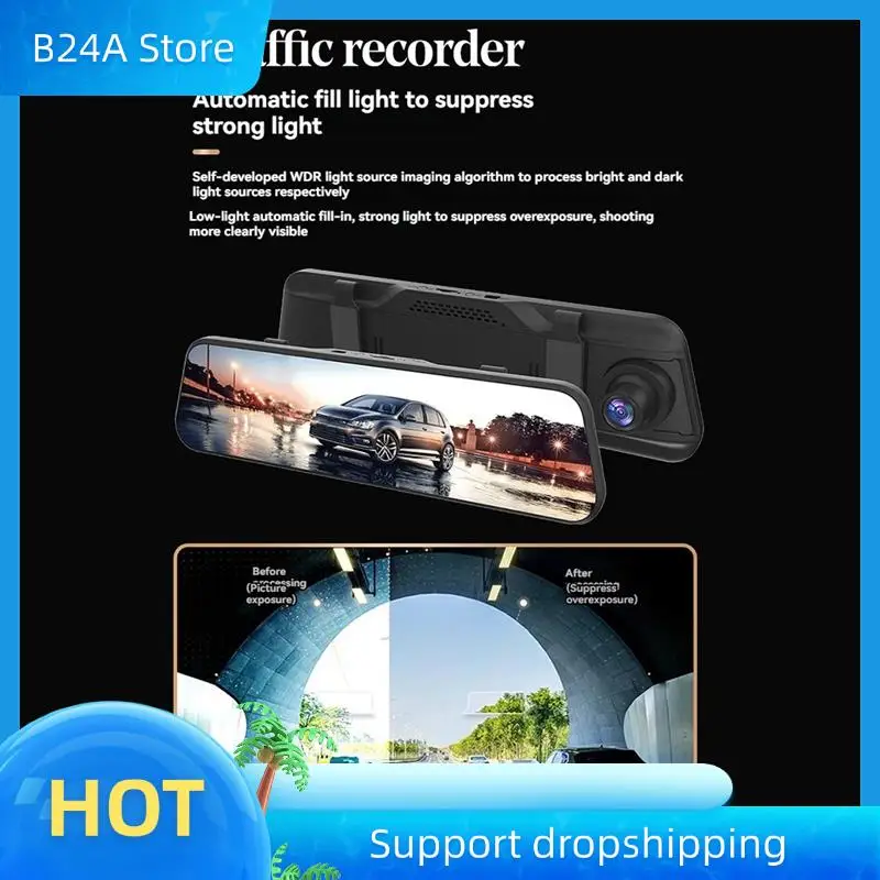 Touch 9.66-Inch Square Screen 1080P HD Touch Driving Recorder Streaming Media Intelligent Vehicle Recording Car Recorder System
Touch 9.66-Inch Square Screen 1080P HD Touch Driving Recorder Streaming Media Intelligent Vehicle Recording Car Recorder System