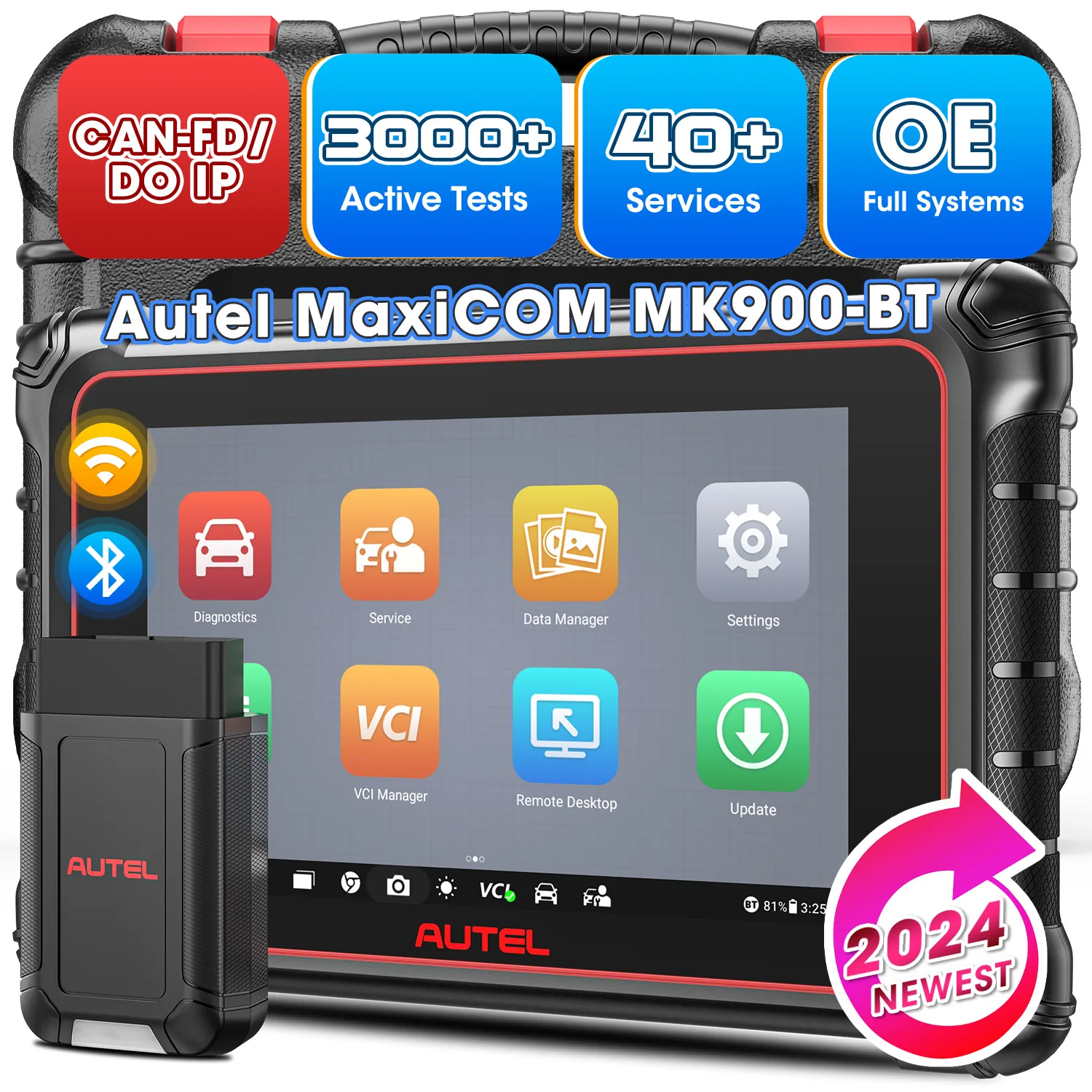 Suitable for DATO AUTEL MK900BT Automotive Full System Diagnostic Instrument ECU Coded Oscilloscope Inspection Full System Scann
Suitable for DATO AUTEL MK900BT Automotive Full System Diagnostic Instrument ECU Coded Oscilloscope Inspection Full System Scann