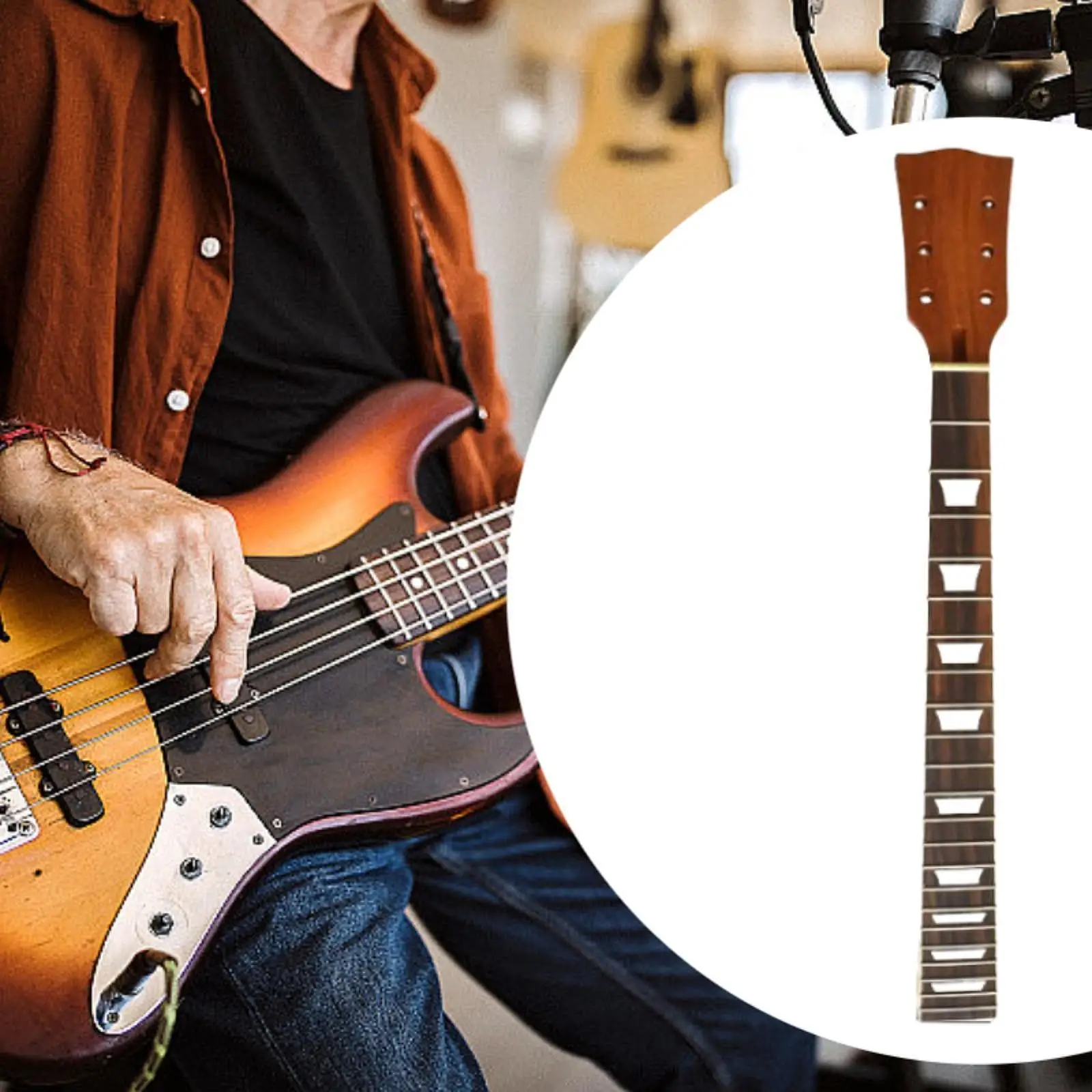 Electric Guitar Neck Music Instrument Accessory Sturdy Luthier Tool Guitar Accessories DIY Parts Replace for LP Electric Guitar
Electric Guitar Neck Music Instrument Accessory Sturdy Luthier Tool Guitar Accessories DIY Parts Replace for LP Electric Guitar