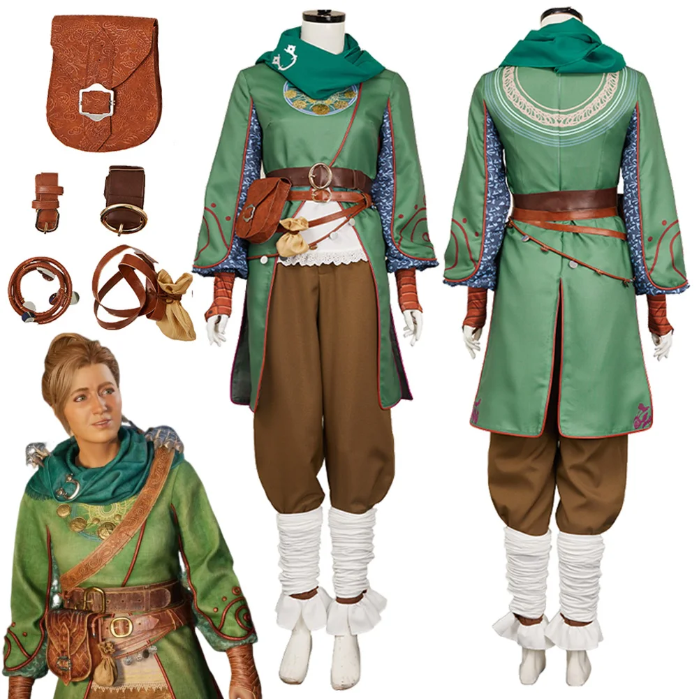 Zoe Cosplay Fantasy Green Suits Clothing Game Fiction Split Costume Disguise Adult Women Roleplay Fantasia Party Outfits Female
Zoe Cosplay Fantasy Green Suits Clothing Game Fiction Split Costume Disguise Adult Women Roleplay Fantasia Party Outfits Female