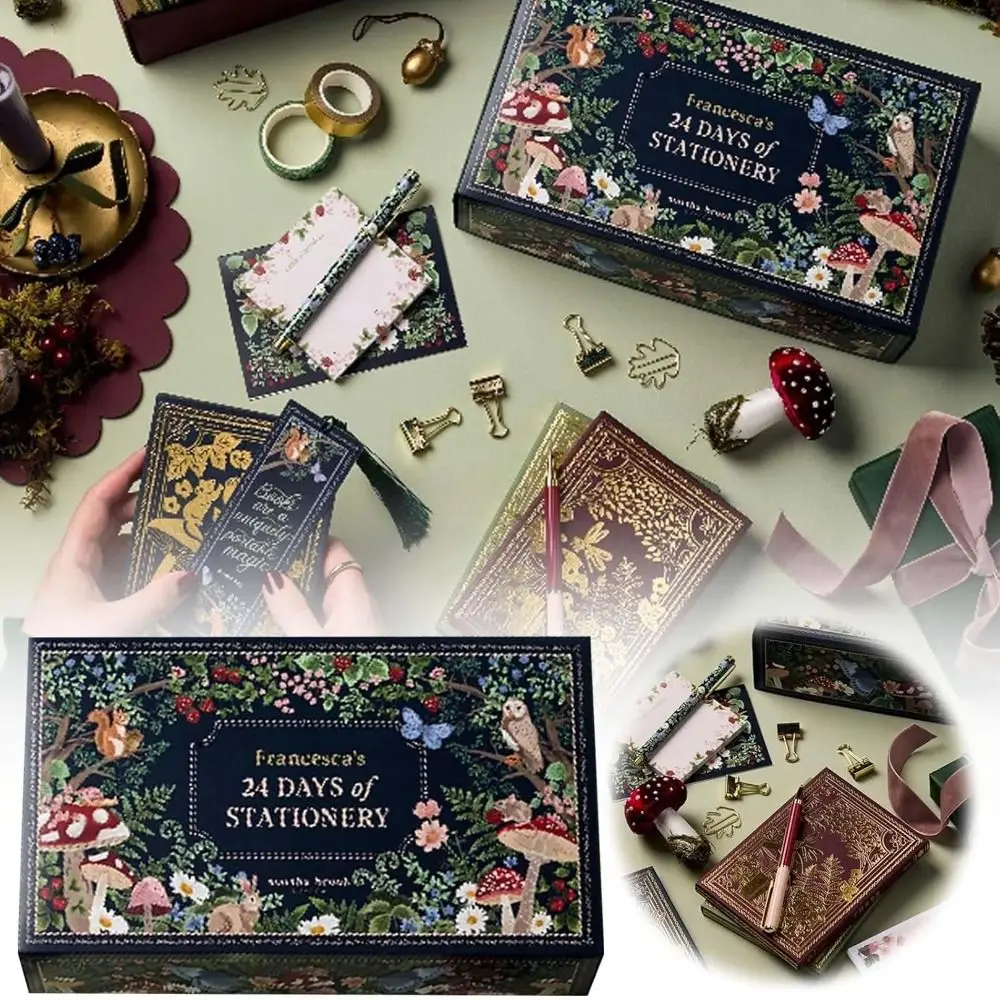 Winter Woodlands Design Christmas Countdown Calendar 24 Days Collectible Presents Stationery Advent Calendar Festival Decoration
Winter Woodlands Design Christmas Countdown Calendar 24 Days Collectible Presents Stationery Advent Calendar Festival Decoration