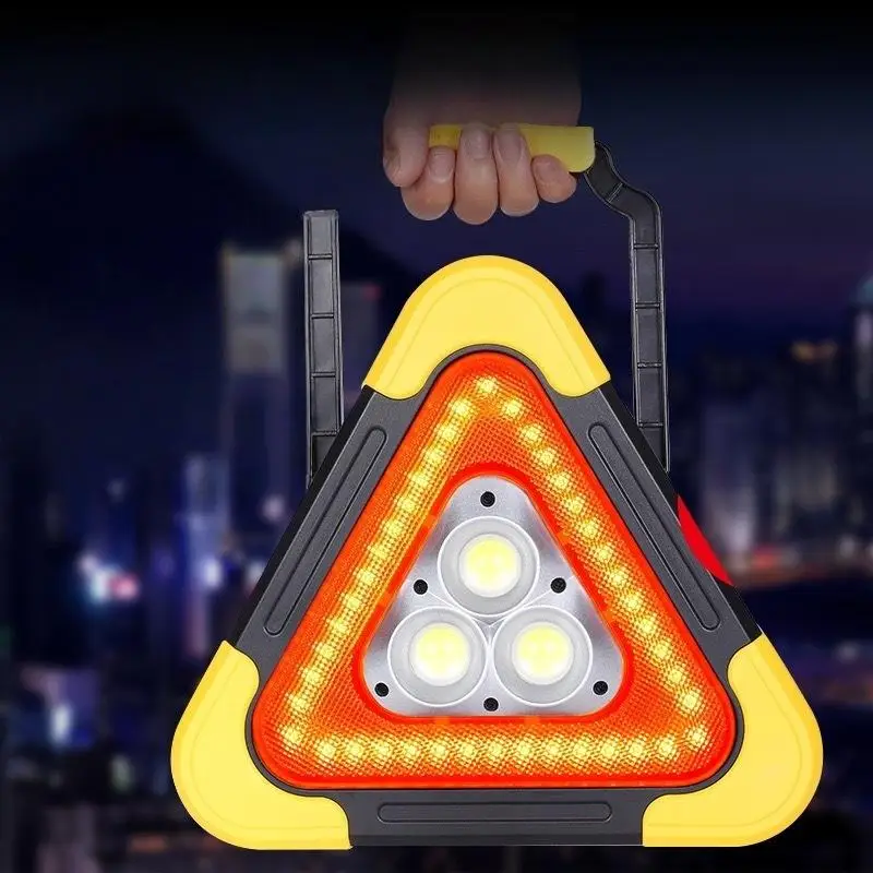 Flashing Warning Triangle LED Emergency Breakdown Hand Lamp Car Safety Light High Visibility Roadside Reflector Nighttime
Flashing Warning Triangle LED Emergency Breakdown Hand Lamp Car Safety Light High Visibility Roadside Reflector Nighttime