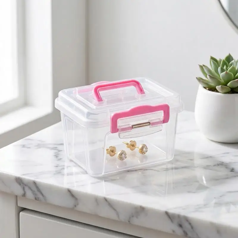 Mini Organizer Box for Dollhouse 5Pcs Transparent Plastic Portable Storage Case for Small Items
Mini Organizer Box for Dollhouse 5Pcs Transparent Plastic Portable Storage Case for Small Items