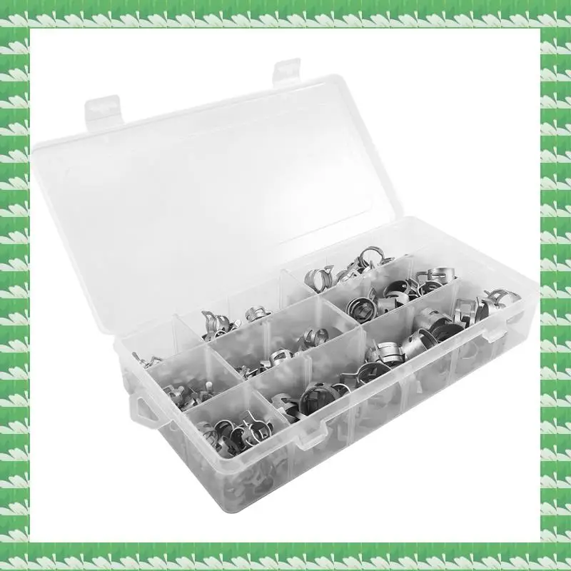 ONCE 160-Piece Screwdriver Hose Clamps Set: Assorted Sizes From 6.5Mm To 18Mm Diameter
ONCE 160-Piece Screwdriver Hose Clamps Set: Assorted Sizes From 6.5Mm To 18Mm Diameter