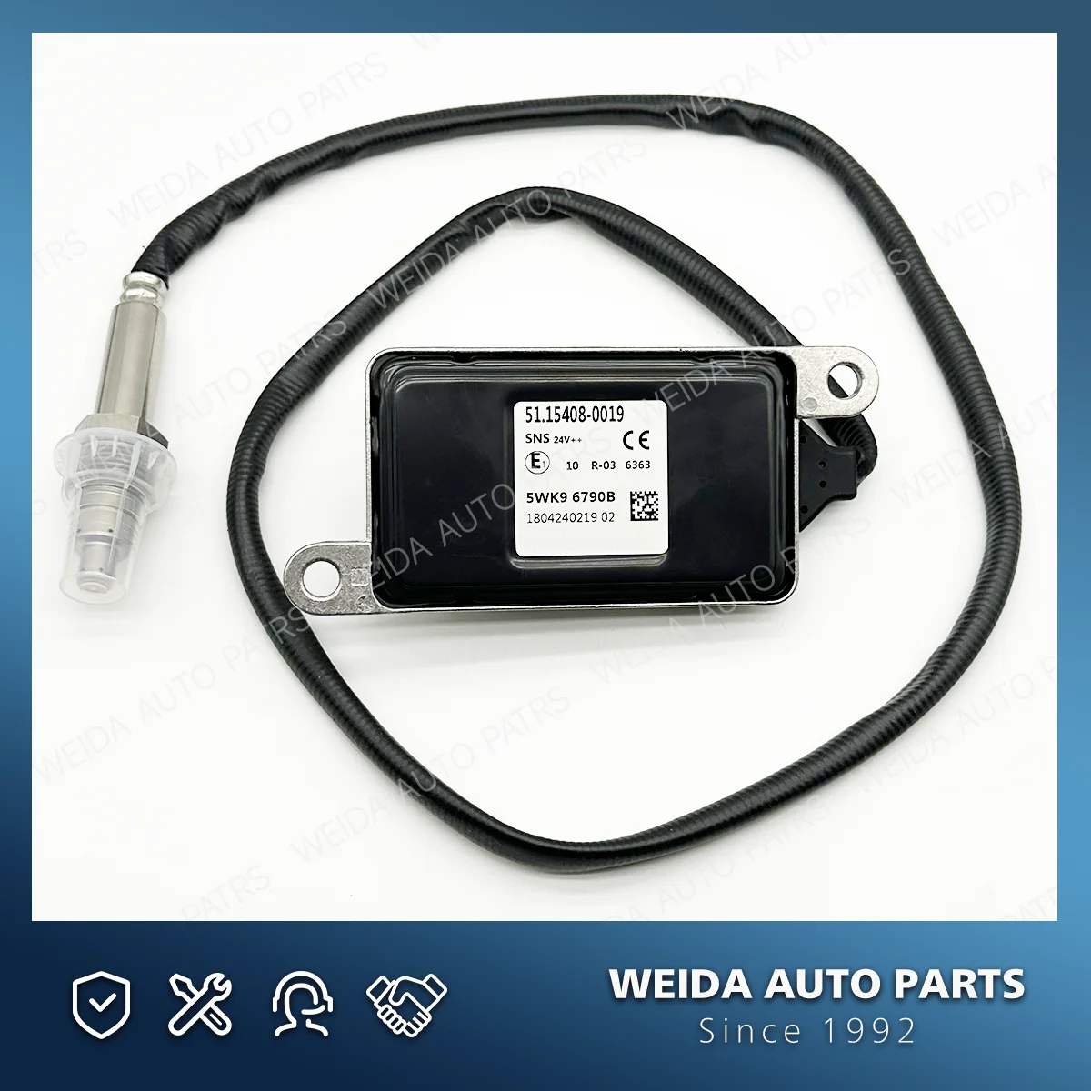 5WK96790B 51.15408-0019 Car 24V Nitrogen Nox Oxygen Sensor High-Quality Chip For NGK Probe For Man Truck 51154080019
5WK96790B 51.15408-0019 Car 24V Nitrogen Nox Oxygen Sensor High-Quality Chip For NGK Probe For Man Truck 51154080019
