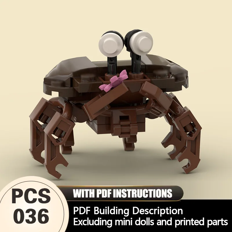 Creators Animal Series Model MOC Building Bricks Little Bonsai Crab Modular Technology Gifts Holiday Assemble Children Toys Suit
Creators Animal Series Model MOC Building Bricks Little Bonsai Crab Modular Technology Gifts Holiday Assemble Children Toys Suit