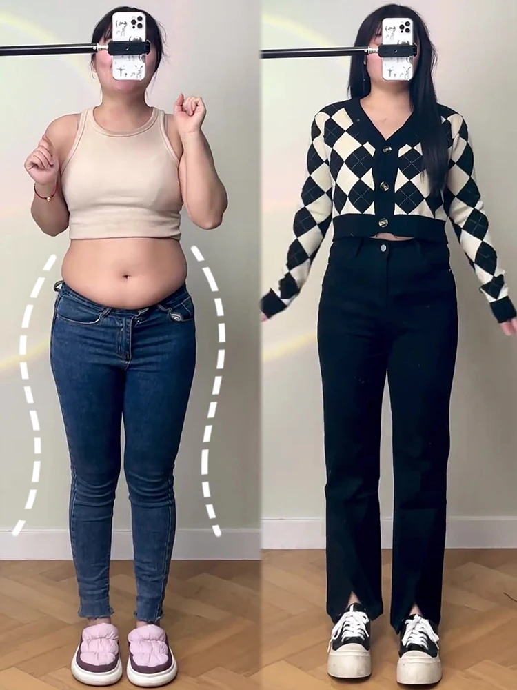 plus Size Women's High Waist Fce Lined Denim Jeans Side Slit Wide Leg Pants Tummy Control Bootcut Jeans Autumn Winter
plus Size Women's High Waist Fce Lined Denim Jeans Side Slit Wide Leg Pants Tummy Control Bootcut Jeans Autumn Winter