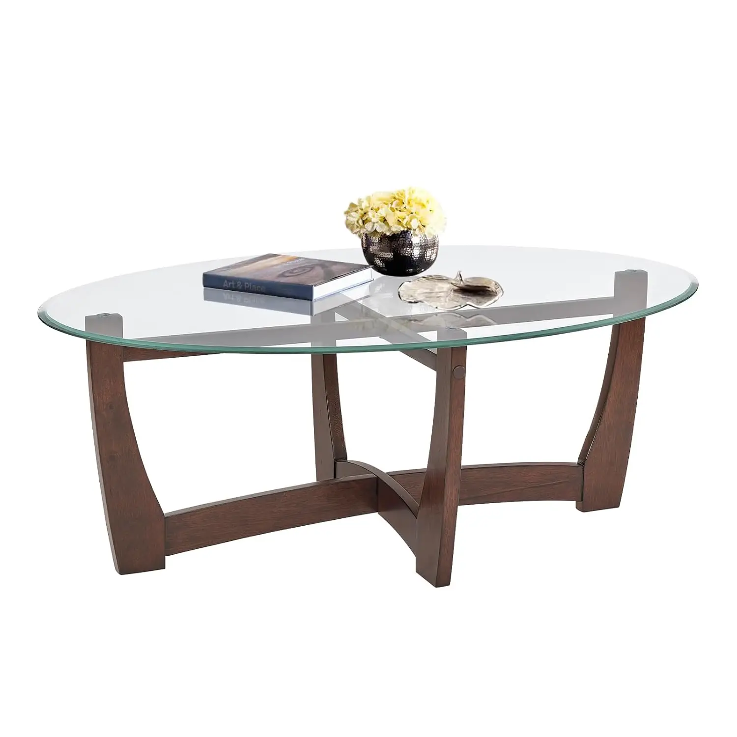 48-дюймовый овальный стеклянный журнальный столик с крестообразной столешницей из закаленного стекла и основанием из массива дерева. Простой и современный центральный стол для, по индивидуальному заказу.
48-дюймовый овальный стеклянный журнальный столик с крестообразной столешницей из закаленного стекла и основанием из массива дерева. Простой и современный центральный стол для, по индивидуальному заказу.