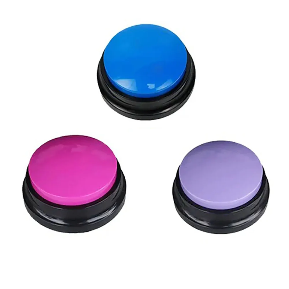 3Pcs Voice Recording Button, Dog Buttons for Communication Pet Training Buzzer, 30 Second Record & Playback, Funny Pet Toy Gift
3Pcs Voice Recording Button, Dog Buttons for Communication Pet Training Buzzer, 30 Second Record & Playback, Funny Pet Toy Gift