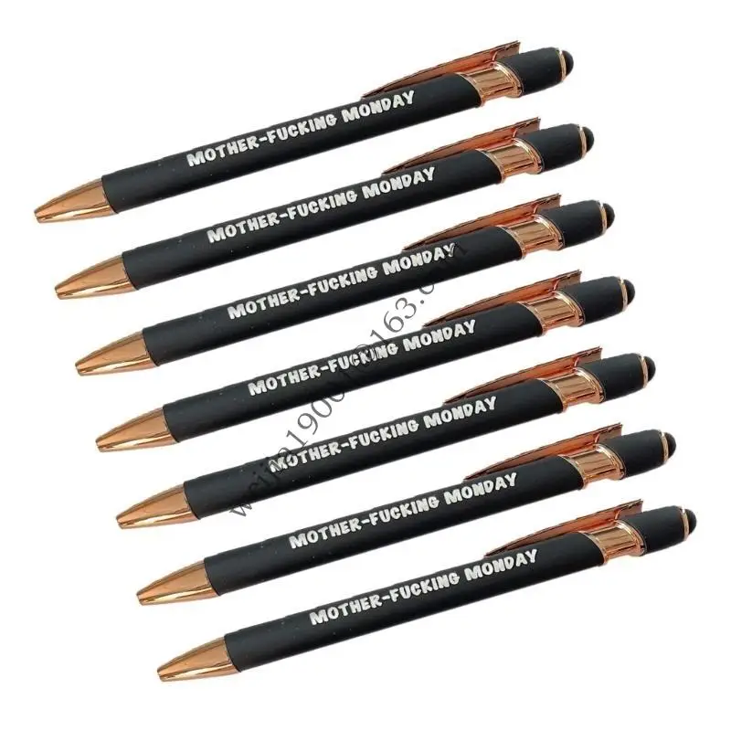 7Pcs 2 in 1 Retractable Ballpoint Pen with Touching Screen Tip Pen Write Smoothly Funny Motivational Ballpoint Pen .H05A
7Pcs 2 in 1 Retractable Ballpoint Pen with Touching Screen Tip Pen Write Smoothly Funny Motivational Ballpoint Pen .H05A