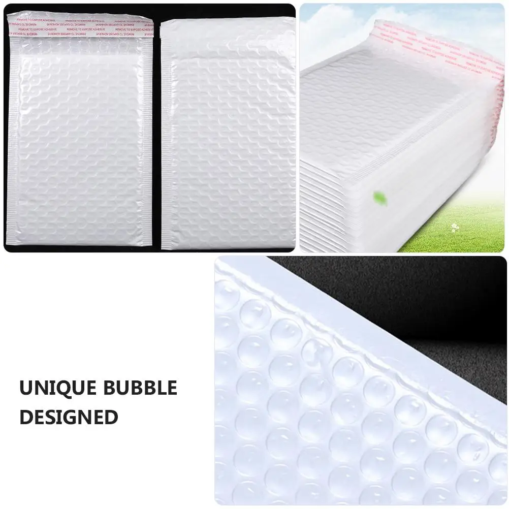 50 Pcs Bubble Bag Lightweight Waterproof Shockproof Ideal Packaging Supplies For Mailing Books Small Items Sealed Pe Bag
50 Pcs Bubble Bag Lightweight Waterproof Shockproof Ideal Packaging Supplies For Mailing Books Small Items Sealed Pe Bag
