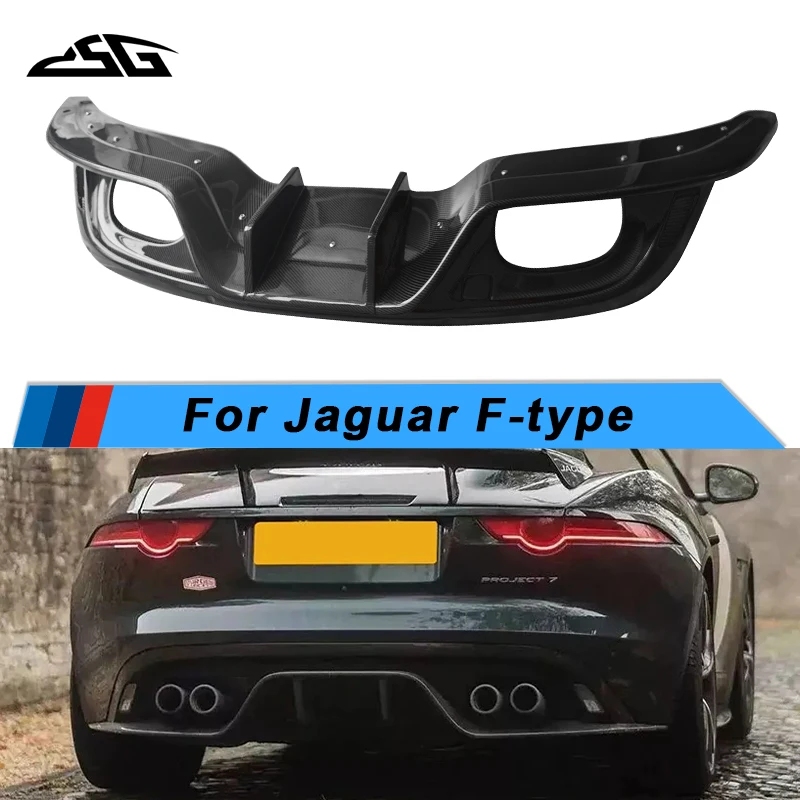 Задний диффузор из углеродного волокна, разветвитель губ, спойлер для Jaguar FTYPE, обновленный задний разветвитель 2015-2019, автомобильные аксессуары, комплект кузова
Задний диффузор из углеродного волокна, разветвитель губ, спойлер для Jaguar FTYPE, обновленный задний разветвитель 2015-2019, автомобильные аксессуары, комплект кузова