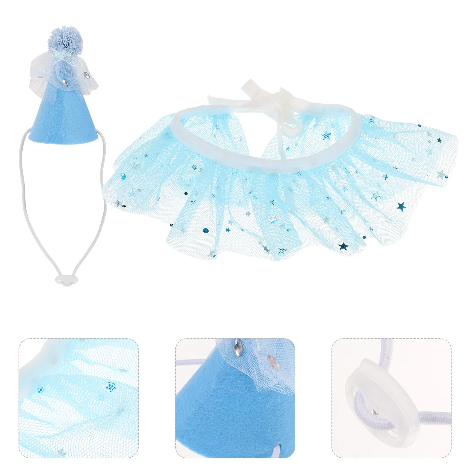 1 set Birthday Sky-blue Birthday Pet Hat Scarf Adjustable Collar Hat Dog Scarf Cat Costume Photography Props Pet Supplies
1 set Birthday Sky-blue Birthday Pet Hat Scarf Adjustable Collar Hat Dog Scarf Cat Costume Photography Props Pet Supplies