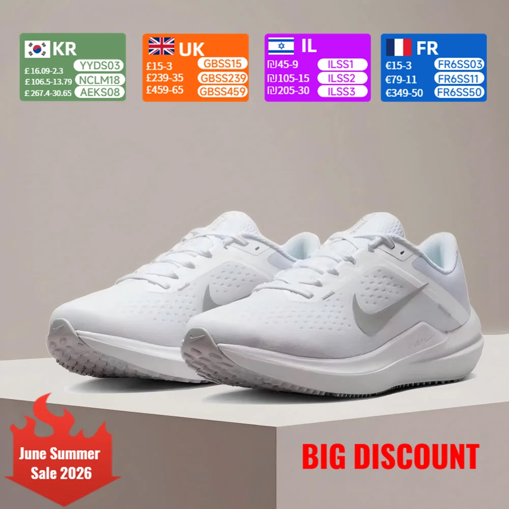 Nike Zoom Winflo 10 Breathable Comfortable Stylish Versatile Cushioned Slip-Resistant Durable Women's Running Shoes DV4023-102
Nike Zoom Winflo 10 Breathable Comfortable Stylish Versatile Cushioned Slip-Resistant Durable Women's Running Shoes DV4023-102