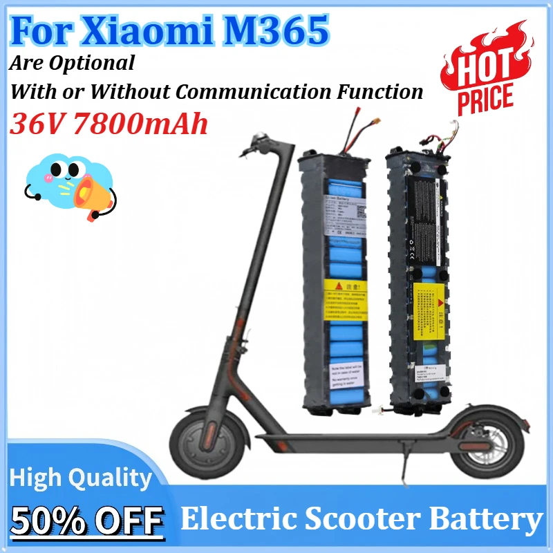 Newly upgraded 36V 7800mAh Electric Scooter Battery Replacement for Xiaomi M365 10S3P Battery Pack Li-ion High-Capacity Battery
Newly upgraded 36V 7800mAh Electric Scooter Battery Replacement for Xiaomi M365 10S3P Battery Pack Li-ion High-Capacity Battery