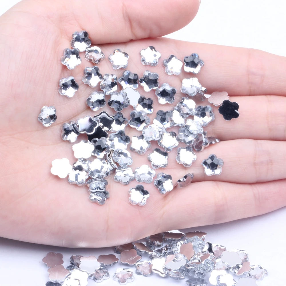 8mm 500pcs 2 Colors Acrylic Rhinestones Flat Back Quincunx Earth Facets Non Hotfix Glue On Beads DIY Craft Scrapbooking Supplies
8mm 500pcs 2 Colors Acrylic Rhinestones Flat Back Quincunx Earth Facets Non Hotfix Glue On Beads DIY Craft Scrapbooking Supplies