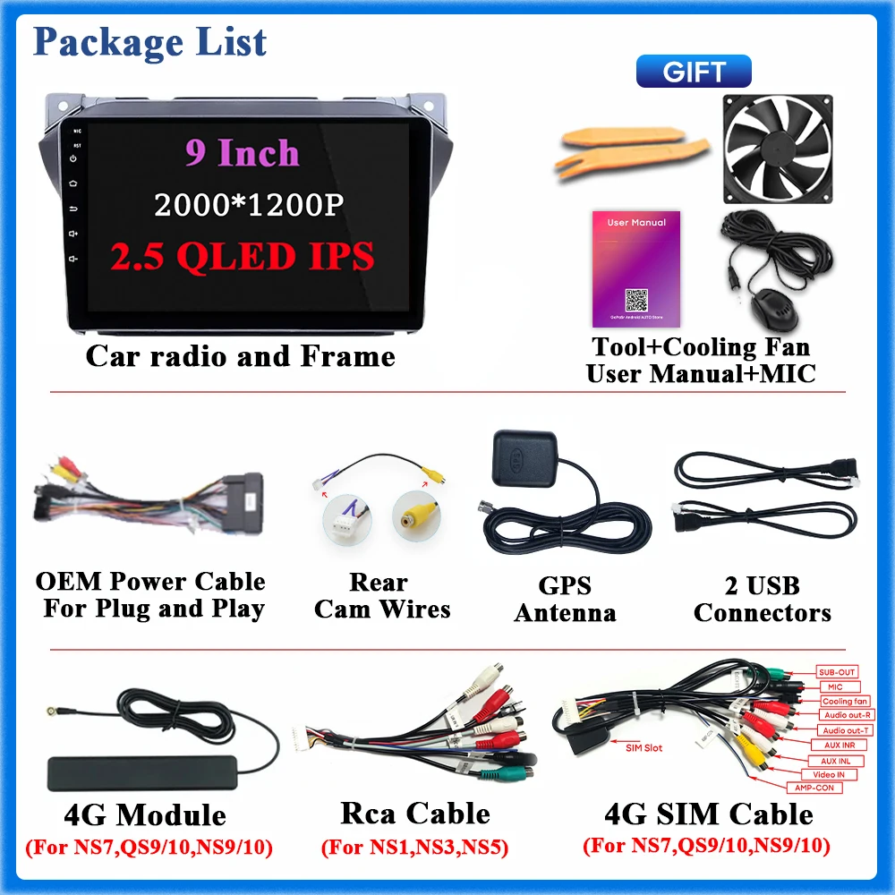 Car Radio Carplay For Suzuki Alto 2009 - 2016 GPS Navigation Stereo Android Auto 4G Wifi Multimedia Player No 2din DVD
Car Radio Carplay For Suzuki Alto 2009 - 2016 GPS Navigation Stereo Android Auto 4G Wifi Multimedia Player No 2din DVD