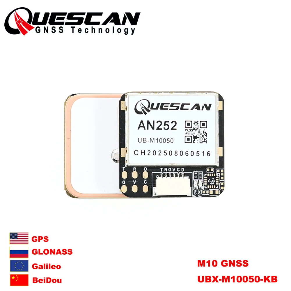 QUESCAN 25 мм AN252 10 Гц M10 GNSS модуль GPS ГЛОНАСС BeiDou Galileo QZSS SBAS модуль антенный приемник M10050 GPS настраиваемый
QUESCAN 25 мм AN252 10 Гц M10 GNSS модуль GPS ГЛОНАСС BeiDou Galileo QZSS SBAS модуль антенный приемник M10050 GPS настраиваемый