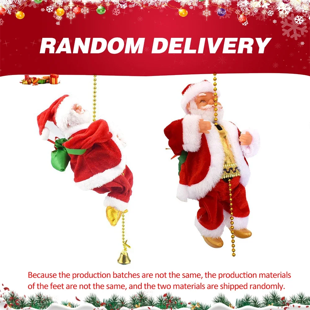 Santa Claus Climbing Beads Battery Operated Electric Climb Up and Down Climbing Santa with Light Music Christmas Decor Ornaments
Santa Claus Climbing Beads Battery Operated Electric Climb Up and Down Climbing Santa with Light Music Christmas Decor Ornaments