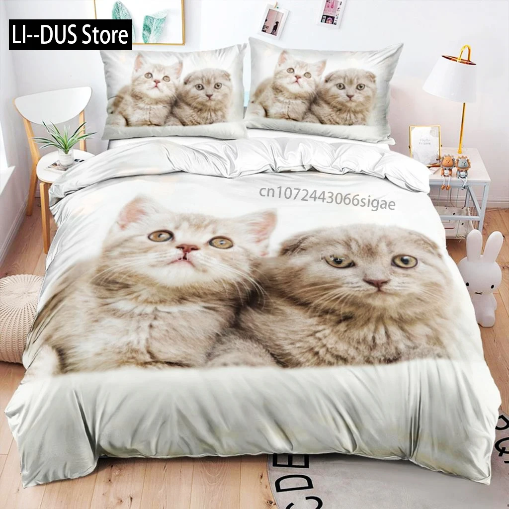 Cute Cat Dog Duvet Cover Bedding Set Animal Pet Duvet Cover Bedding Cover 2/3pcs Comforter Cover Home Decoration Women Children
Cute Cat Dog Duvet Cover Bedding Set Animal Pet Duvet Cover Bedding Cover 2/3pcs Comforter Cover Home Decoration Women Children