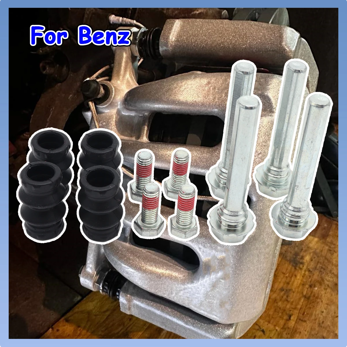 Brake Caliper Cylinder Slider Guide Pin Bushing Boot Seal Kit For Benz CLA C117 X117 E-CLASS W212 A207 C207 S212 M-CLASS W166
Brake Caliper Cylinder Slider Guide Pin Bushing Boot Seal Kit For Benz CLA C117 X117 E-CLASS W212 A207 C207 S212 M-CLASS W166
