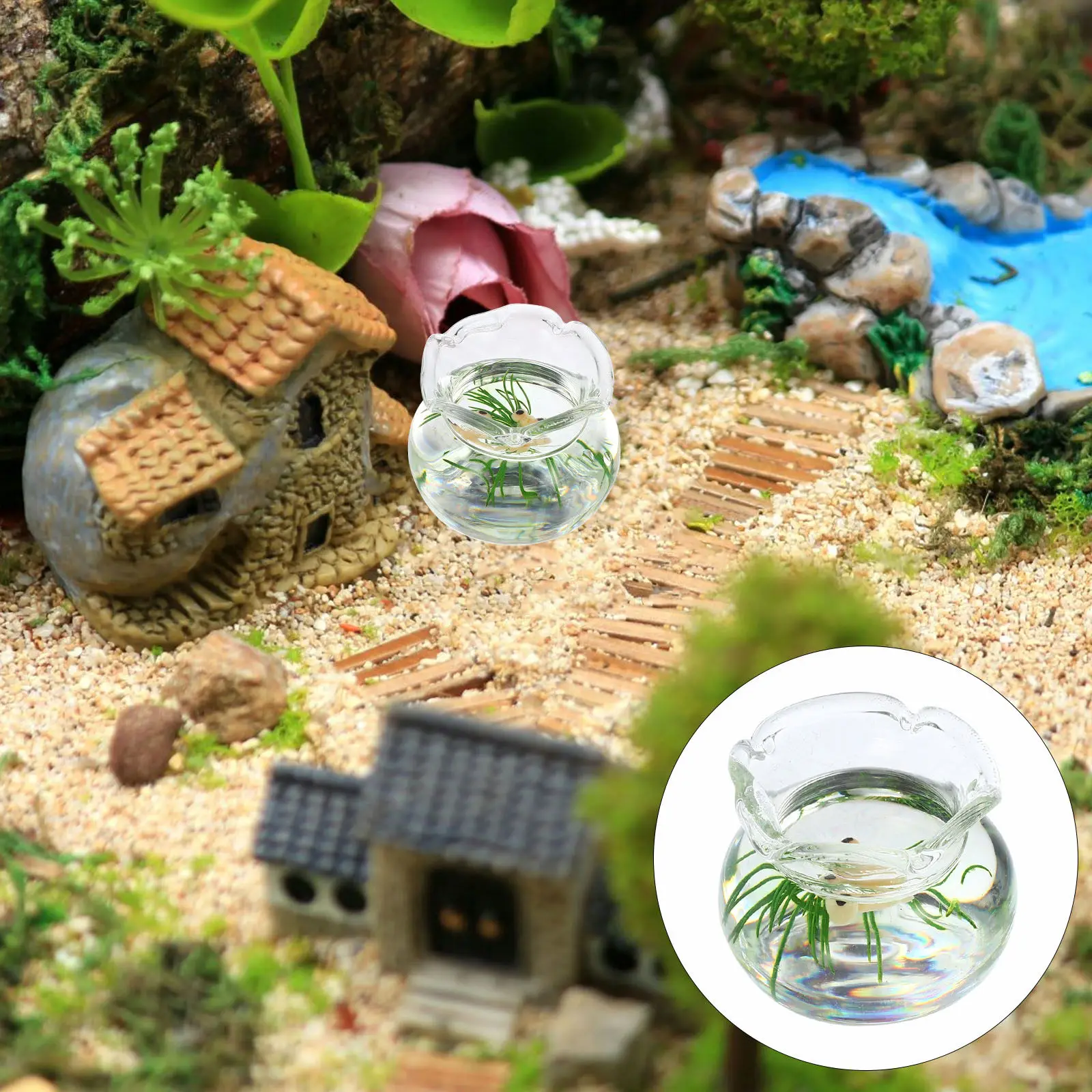 Miniature Fish Bowl Resin Goldfish Tank for Dollhouse Mini House Decoration Tiny Scene Decor Micro Landscape DIY Accessory
Miniature Fish Bowl Resin Goldfish Tank for Dollhouse Mini House Decoration Tiny Scene Decor Micro Landscape DIY Accessory